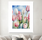 Tulpenfeld by Ohkimiko on GIANT ART - illustration tulpen