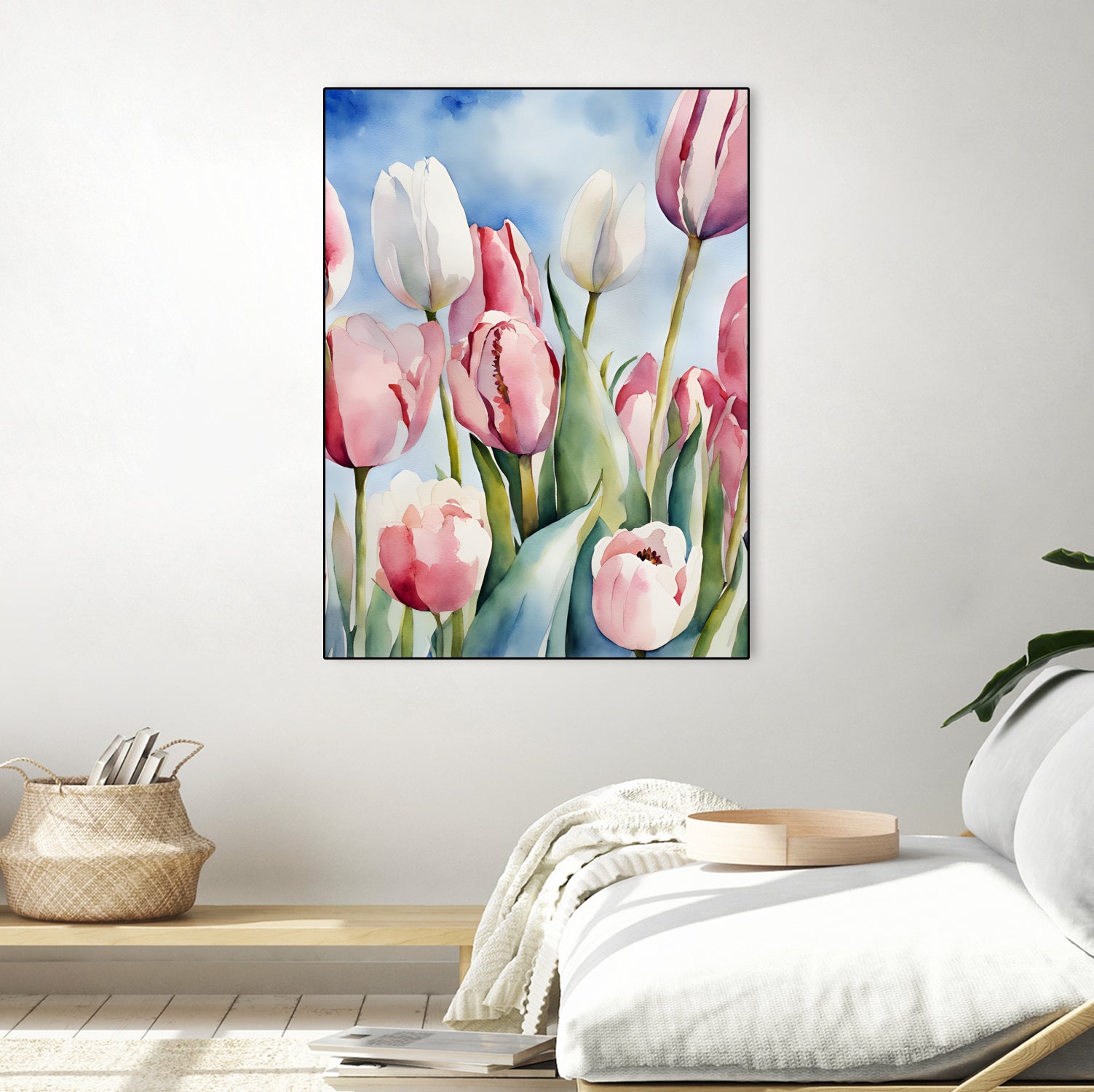 Tulpenfeld by Ohkimiko on GIANT ART - illustration tulpen