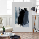 Abstract Brush Strokes 15 by Mareike on GIANT ART - blue illustration painted