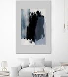 Abstract Brush Strokes 15 by Mareike on GIANT ART - blue illustration painted