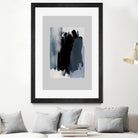 Abstract Brush Strokes 15 by Mareike on GIANT ART - blue illustration painted