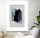 Abstract Brush Strokes 15 by Mareike on GIANT ART - blue illustration painted