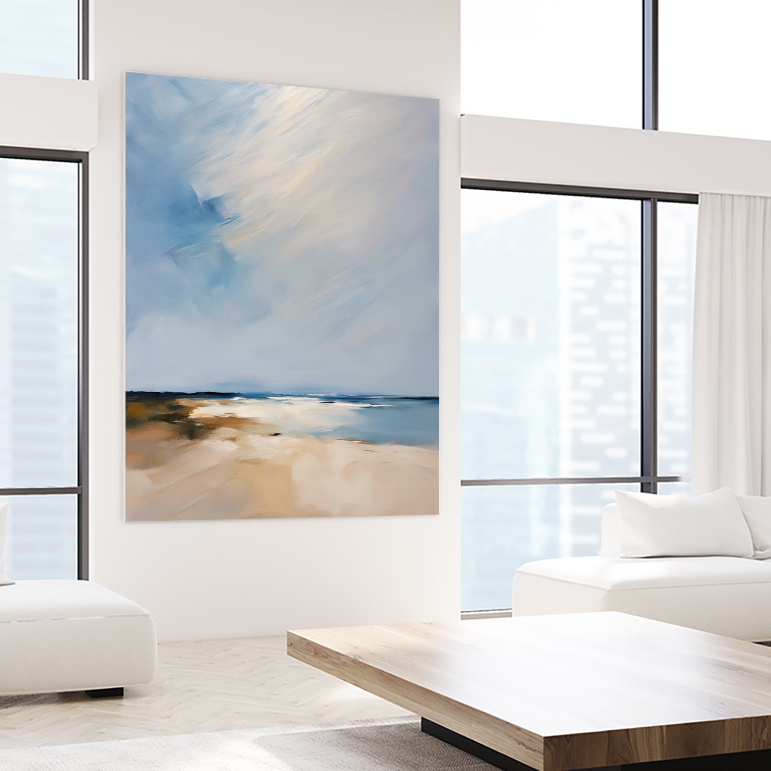Quiet beach and sea by Ohkimiko on GIANT ART - nature and landscapes 