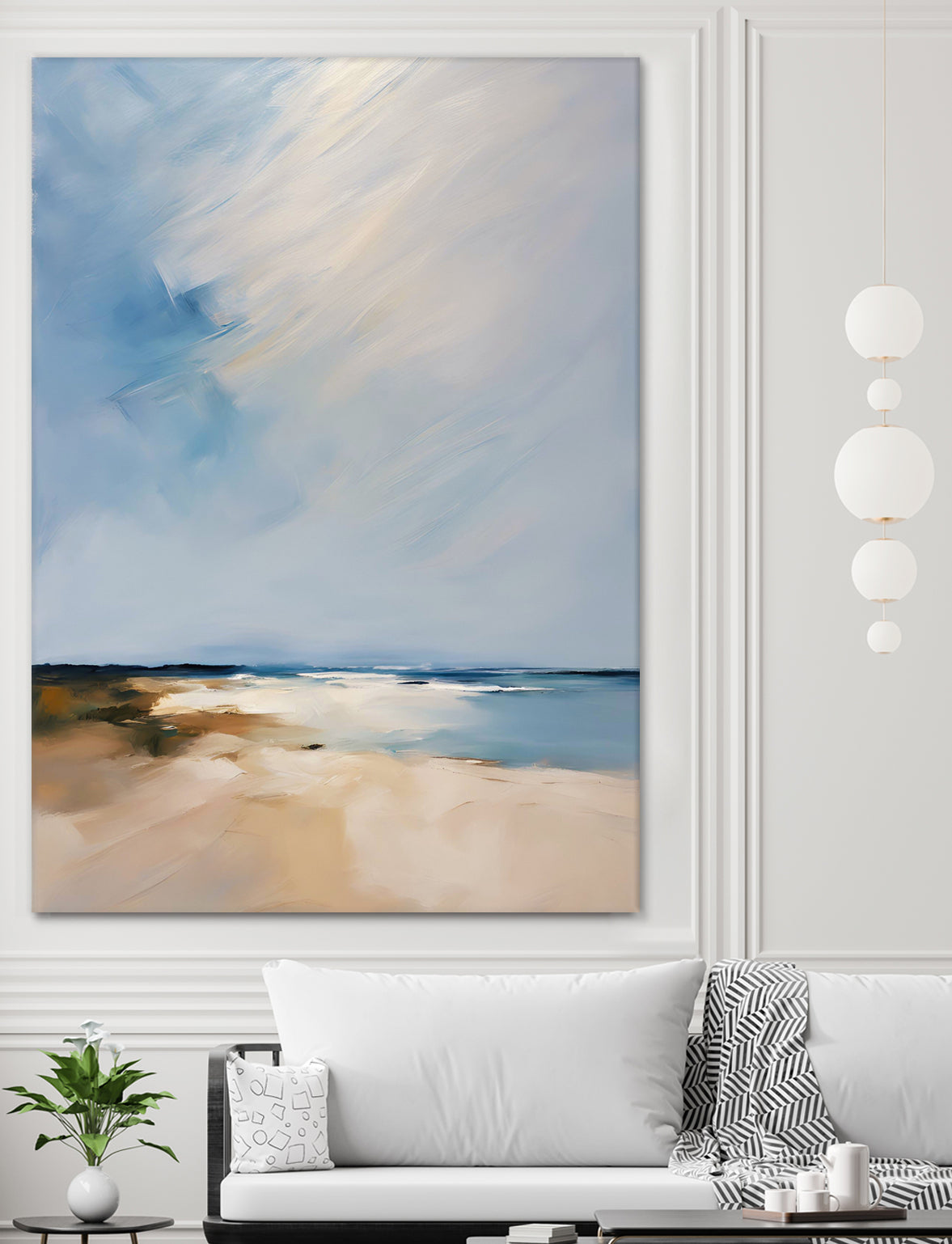 Quiet beach and sea by Ohkimiko on GIANT ART - nature and landscapes 