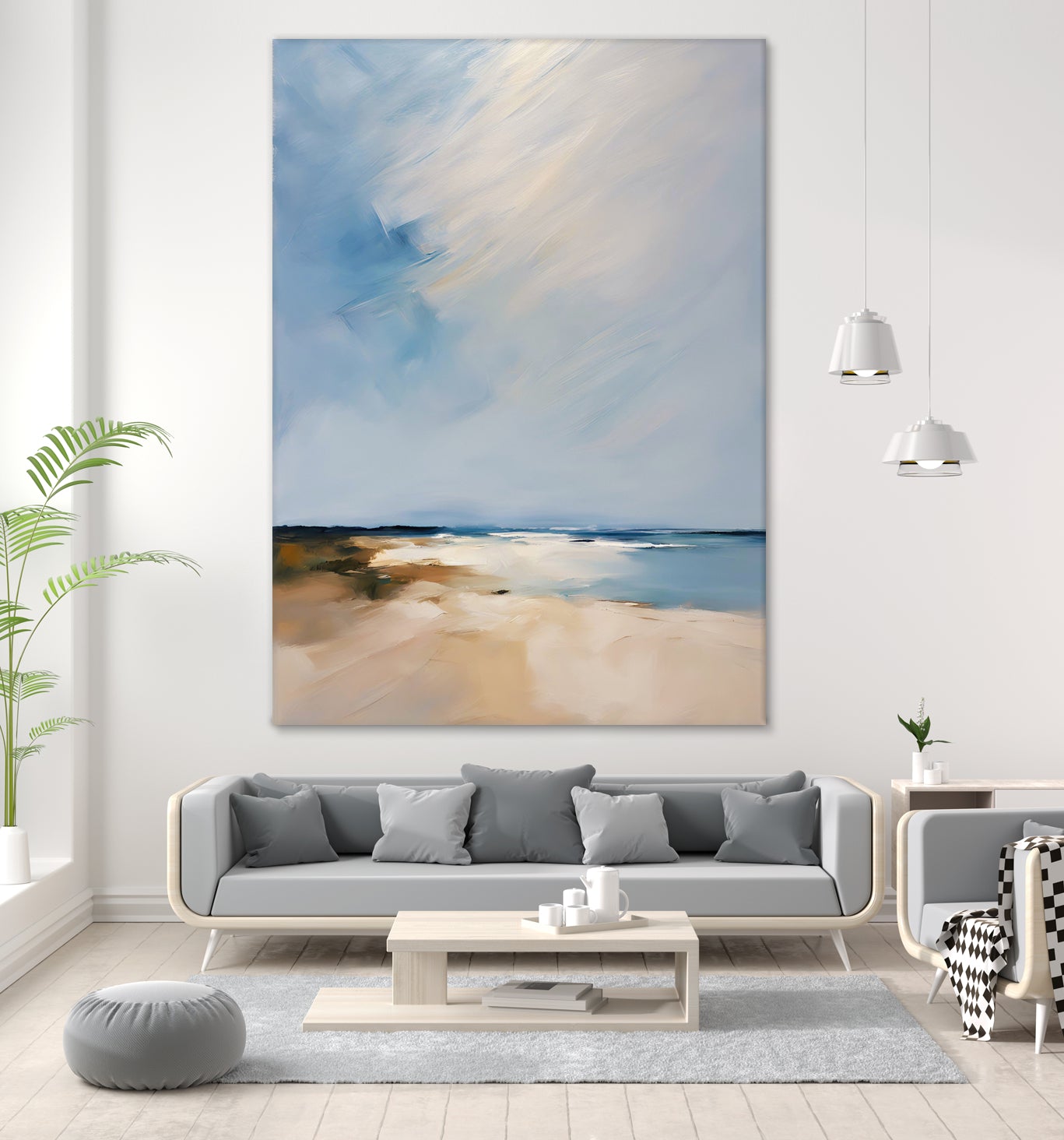 Quiet beach and sea by Ohkimiko on GIANT ART - nature and landscapes 