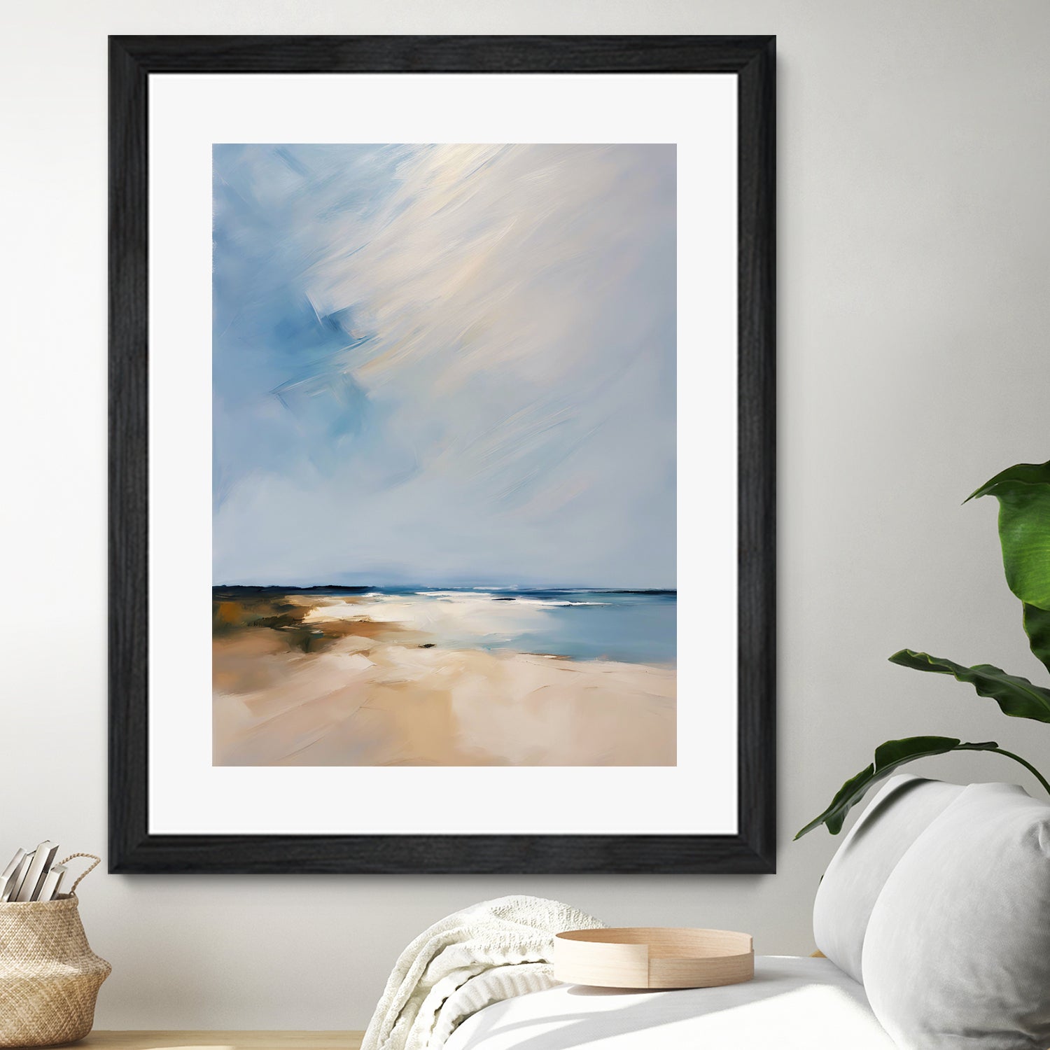 Quiet beach and sea by Ohkimiko on GIANT ART - nature and landscapes 