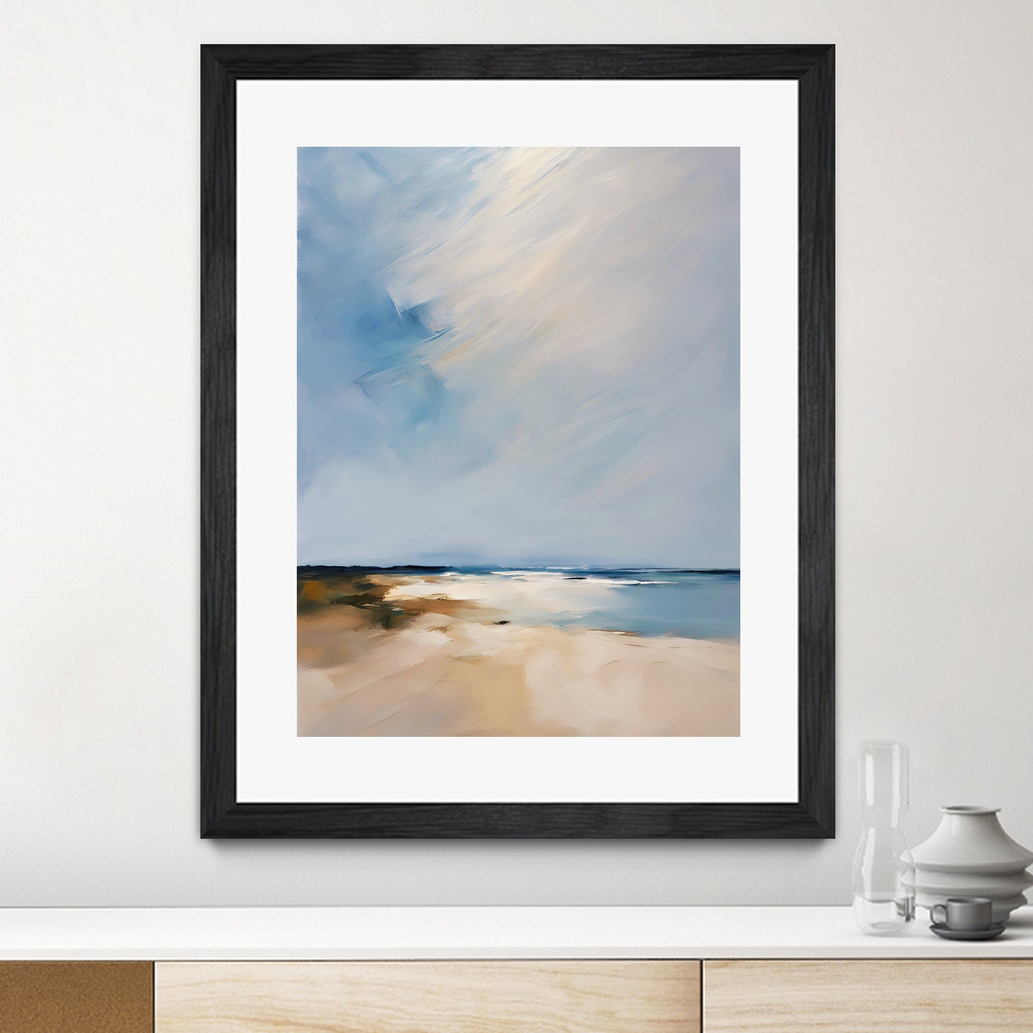 Quiet beach and sea by Ohkimiko on GIANT ART - nature and landscapes 