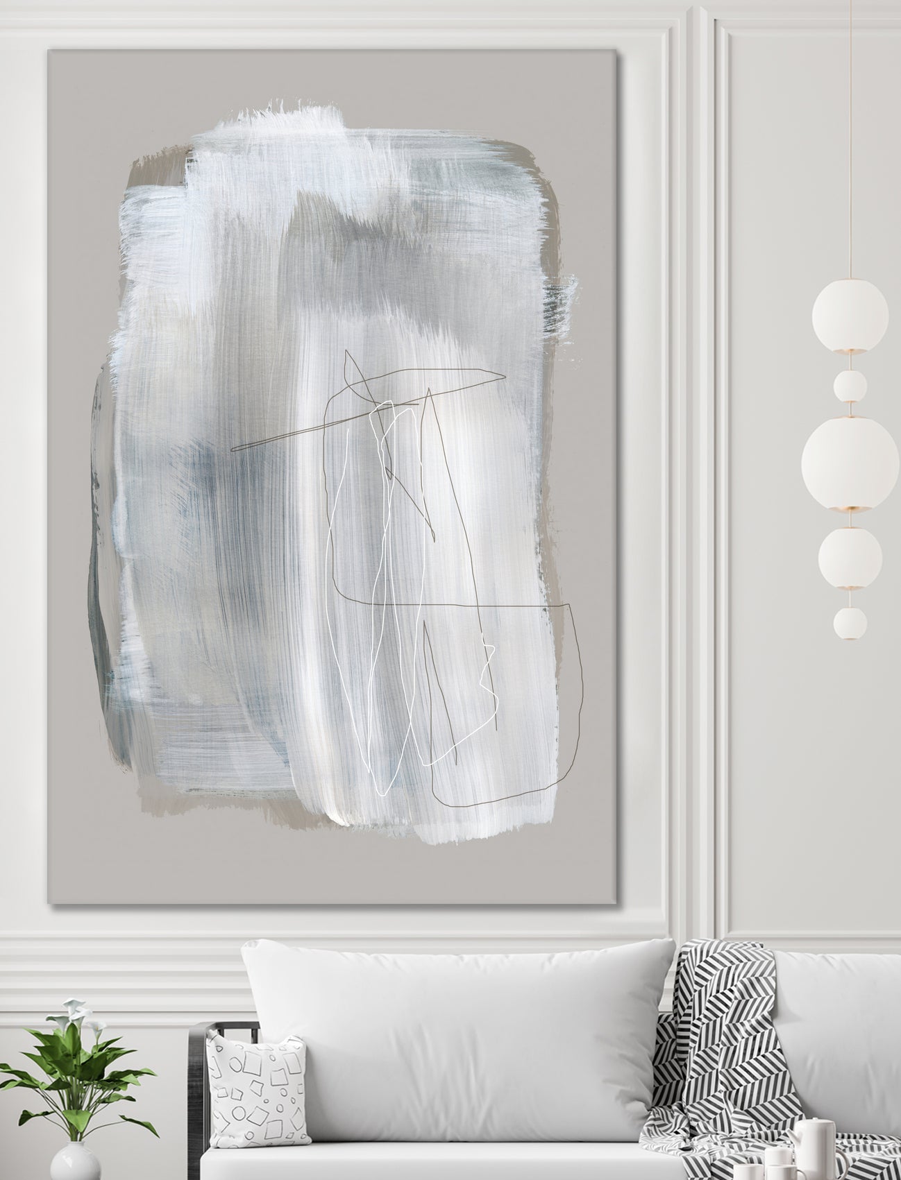Abstract Brush Strokes 109 by Mareike on GIANT ART - bohmer