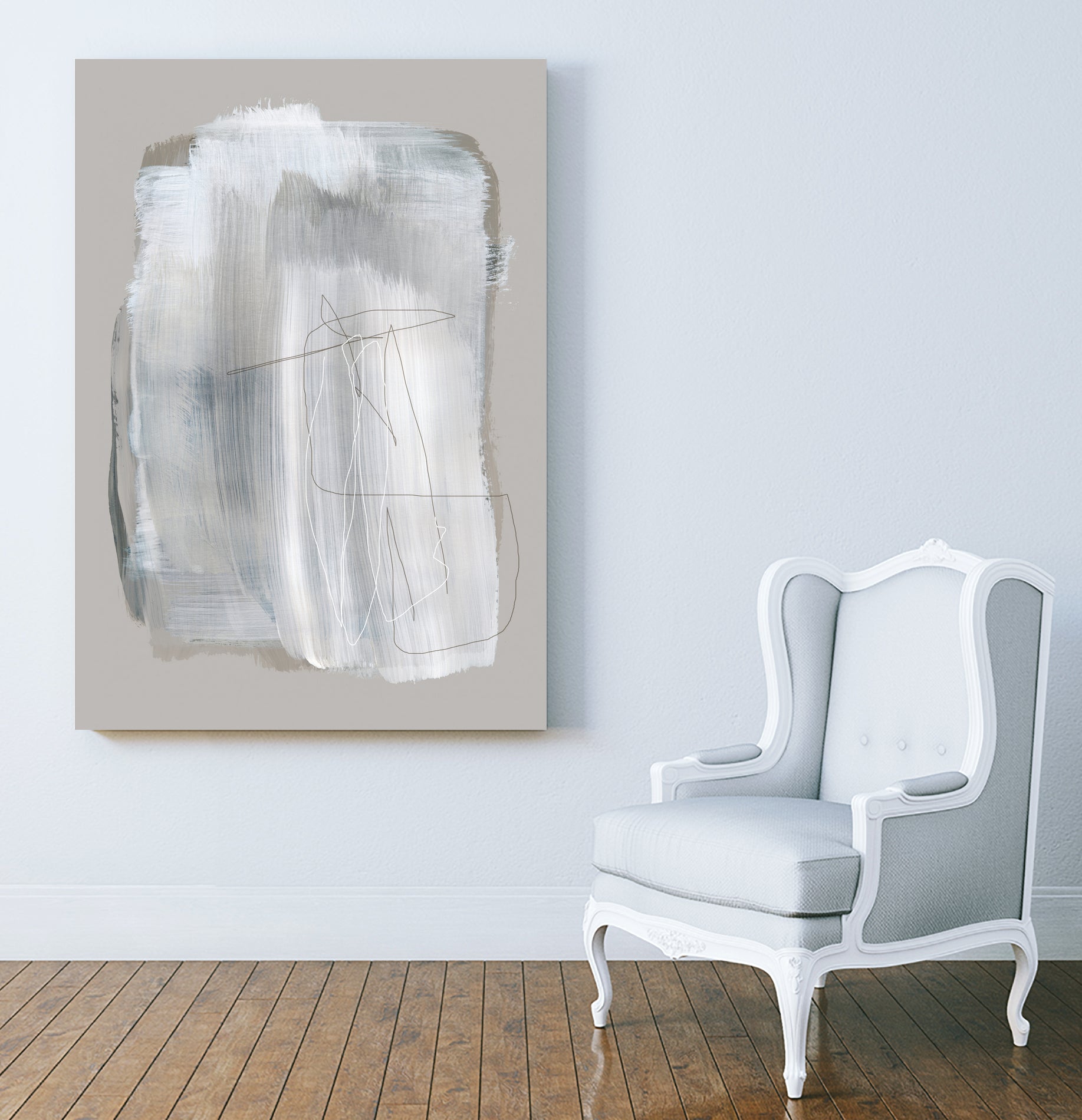 Abstract Brush Strokes 109 by Mareike on GIANT ART - bohmer