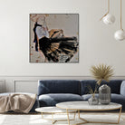 Blue Bow by Doris Schmitz on GIANT ART - 2784 illustration