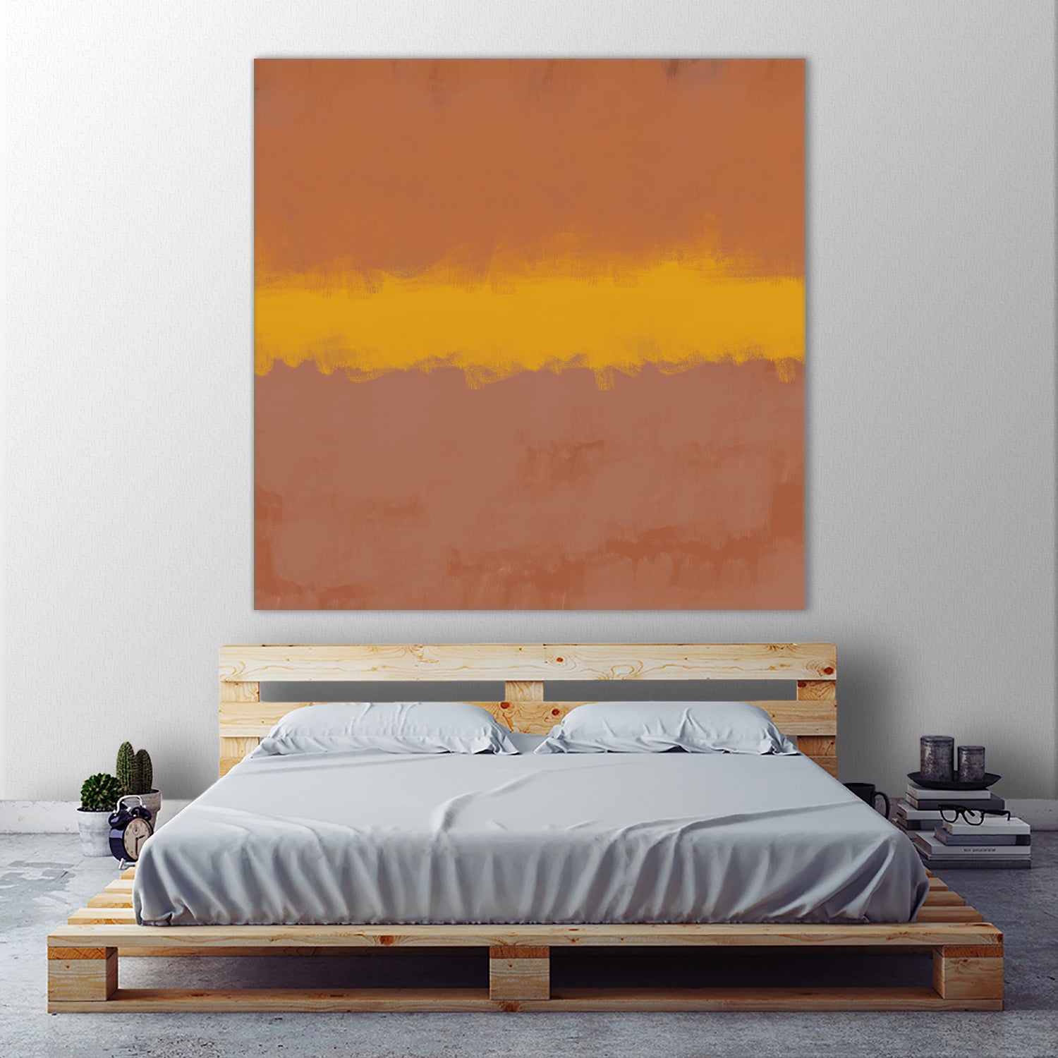 MODERN CALM by THE on GIANT ART - orange miuus studio rothko