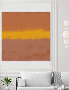 MODERN CALM by THE on GIANT ART - orange miuus studio rothko