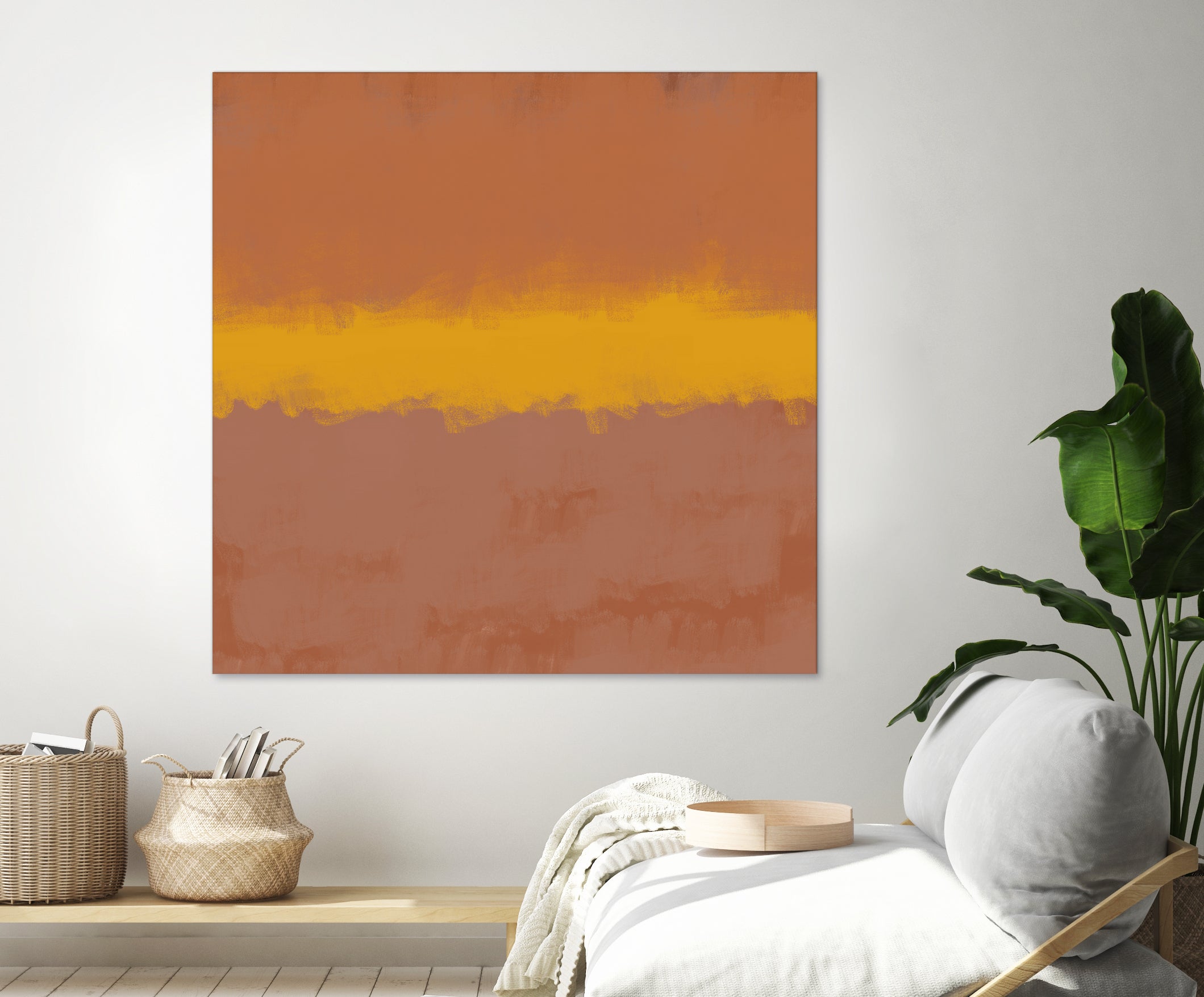 MODERN CALM by THE on GIANT ART - orange miuus studio rothko