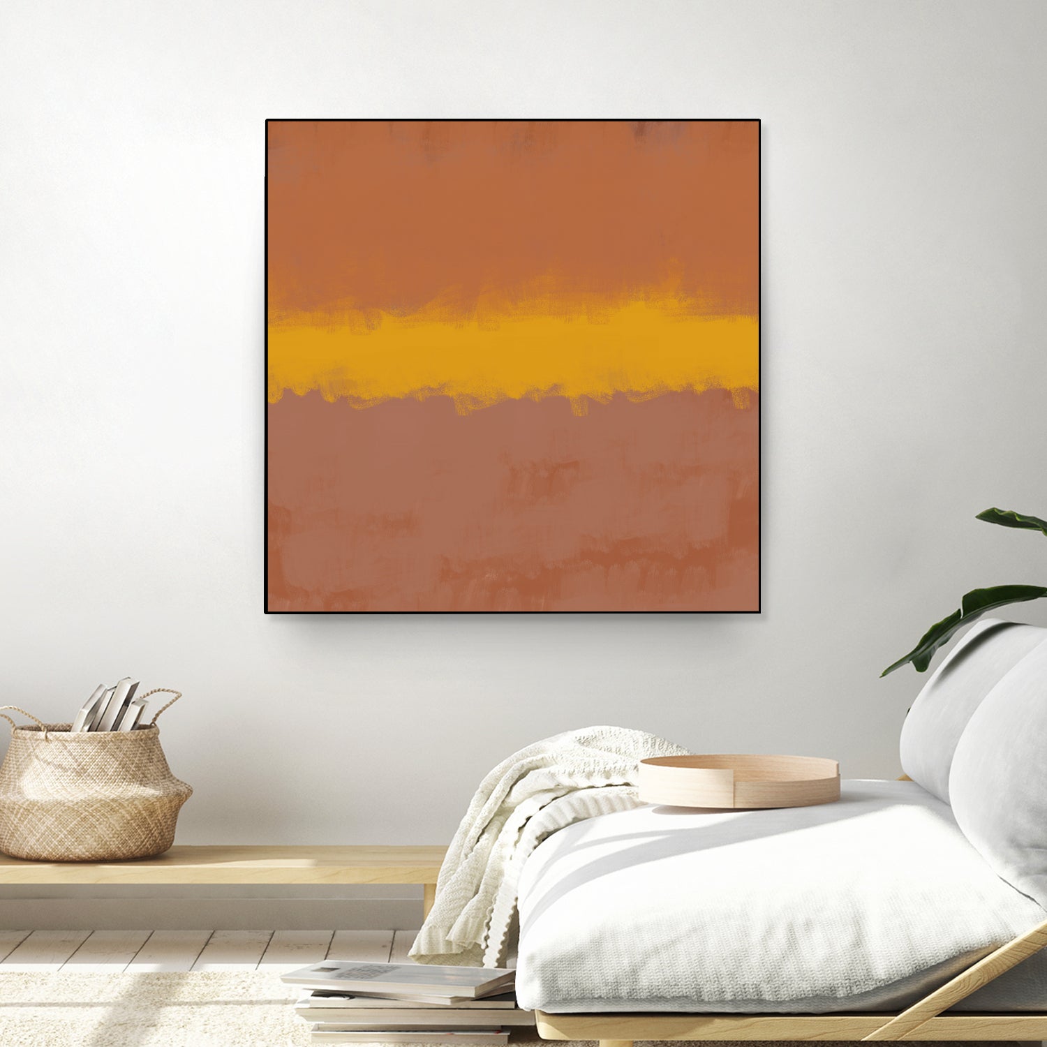 MODERN CALM by THE on GIANT ART - orange miuus studio rothko