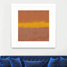 MODERN CALM by THE on GIANT ART - orange miuus studio rothko