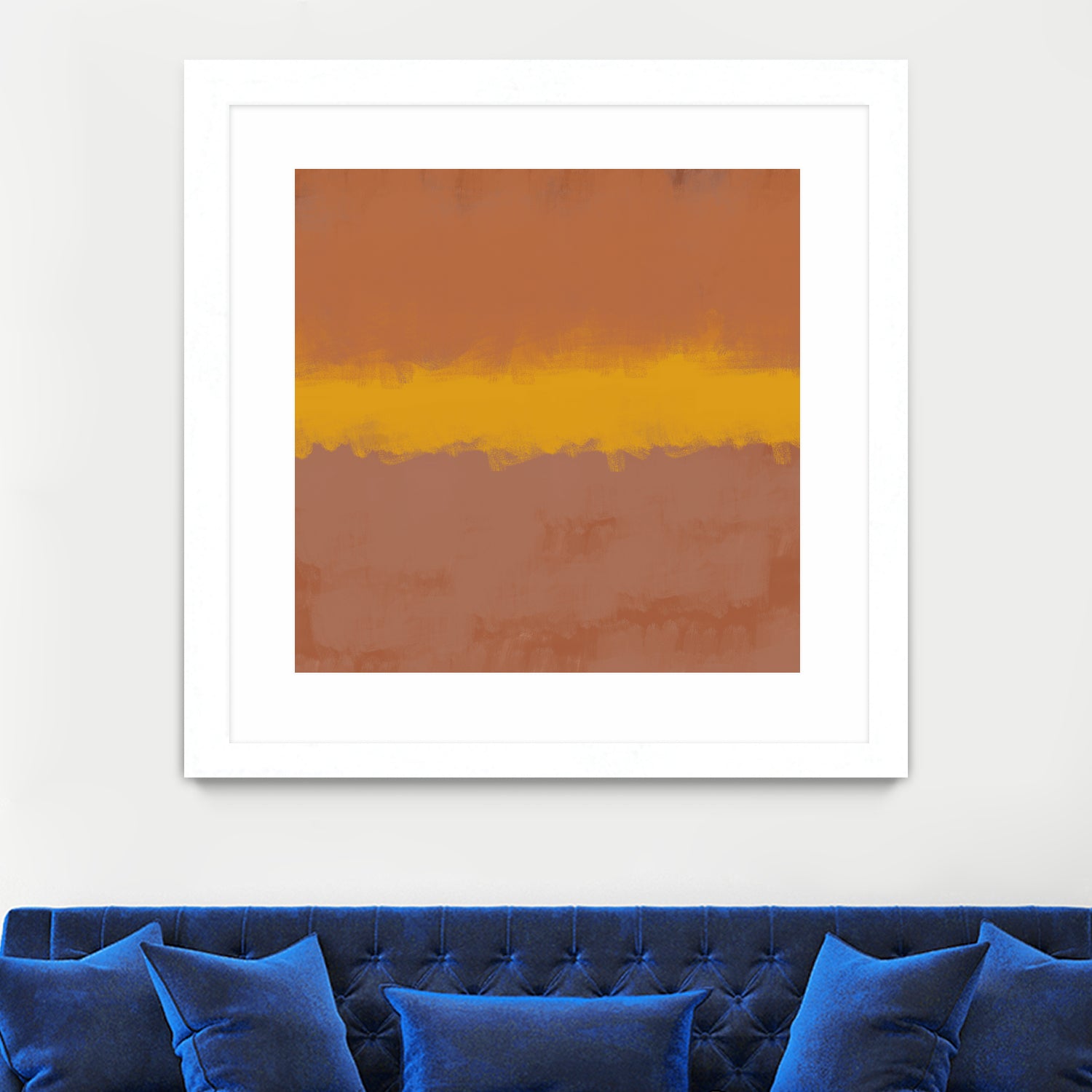 MODERN CALM by THE on GIANT ART - orange miuus studio rothko