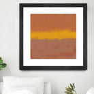 MODERN CALM by THE on GIANT ART - orange miuus studio rothko