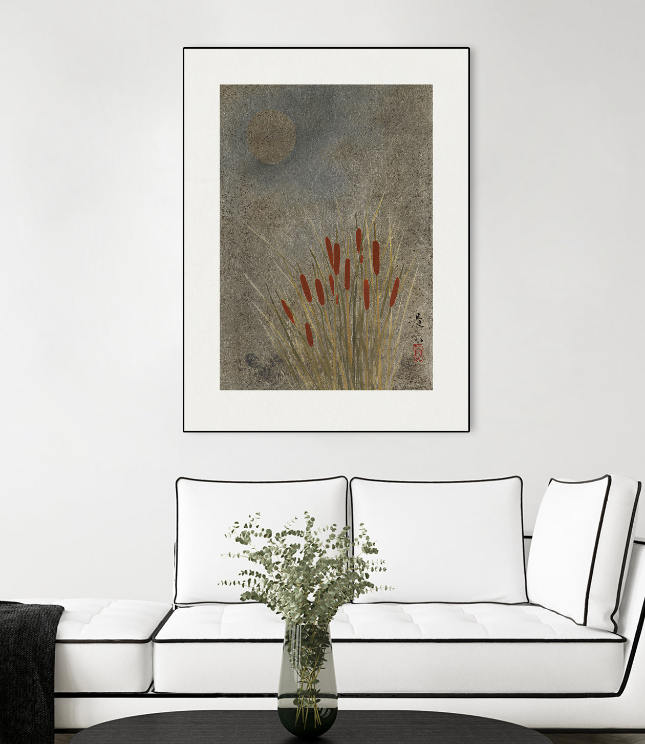 Japanese Grass Field At Night (1807a¬Ä¬ì1891) by Shibata Zeshin on GIANT ART - 9449 illustration