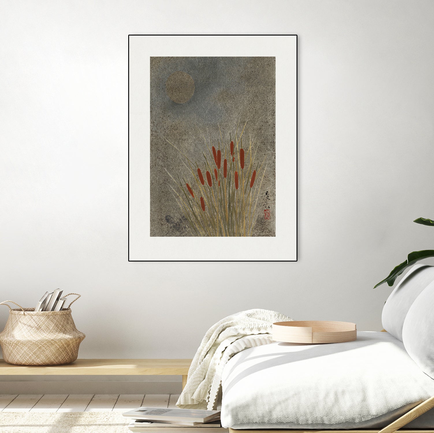 Japanese Grass Field At Night (1807a¬Ä¬ì1891) by Shibata Zeshin on GIANT ART - 9449 illustration