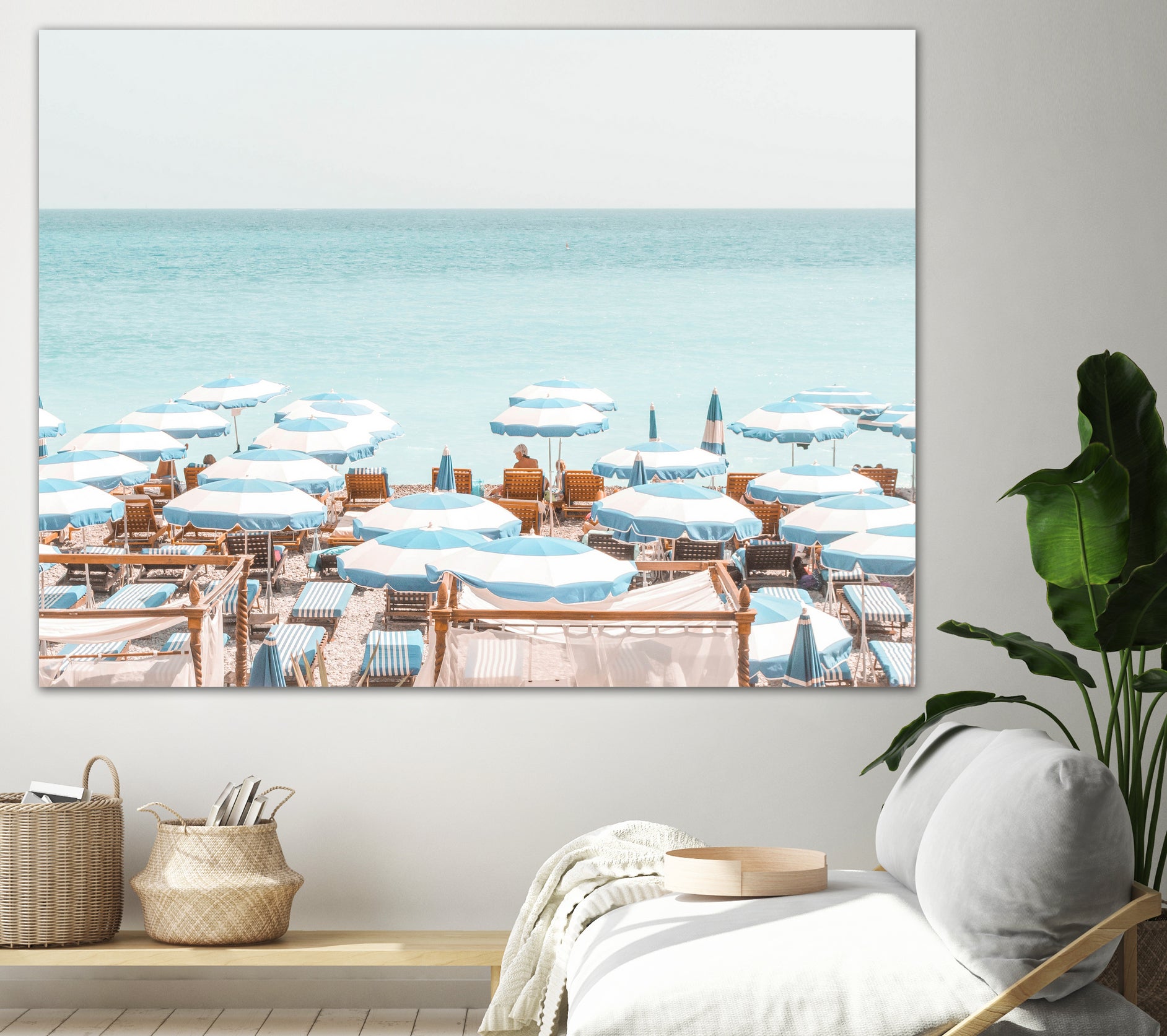 Blueriviera36x48 by Grace Digital Art on GIANT ART - landscape sky