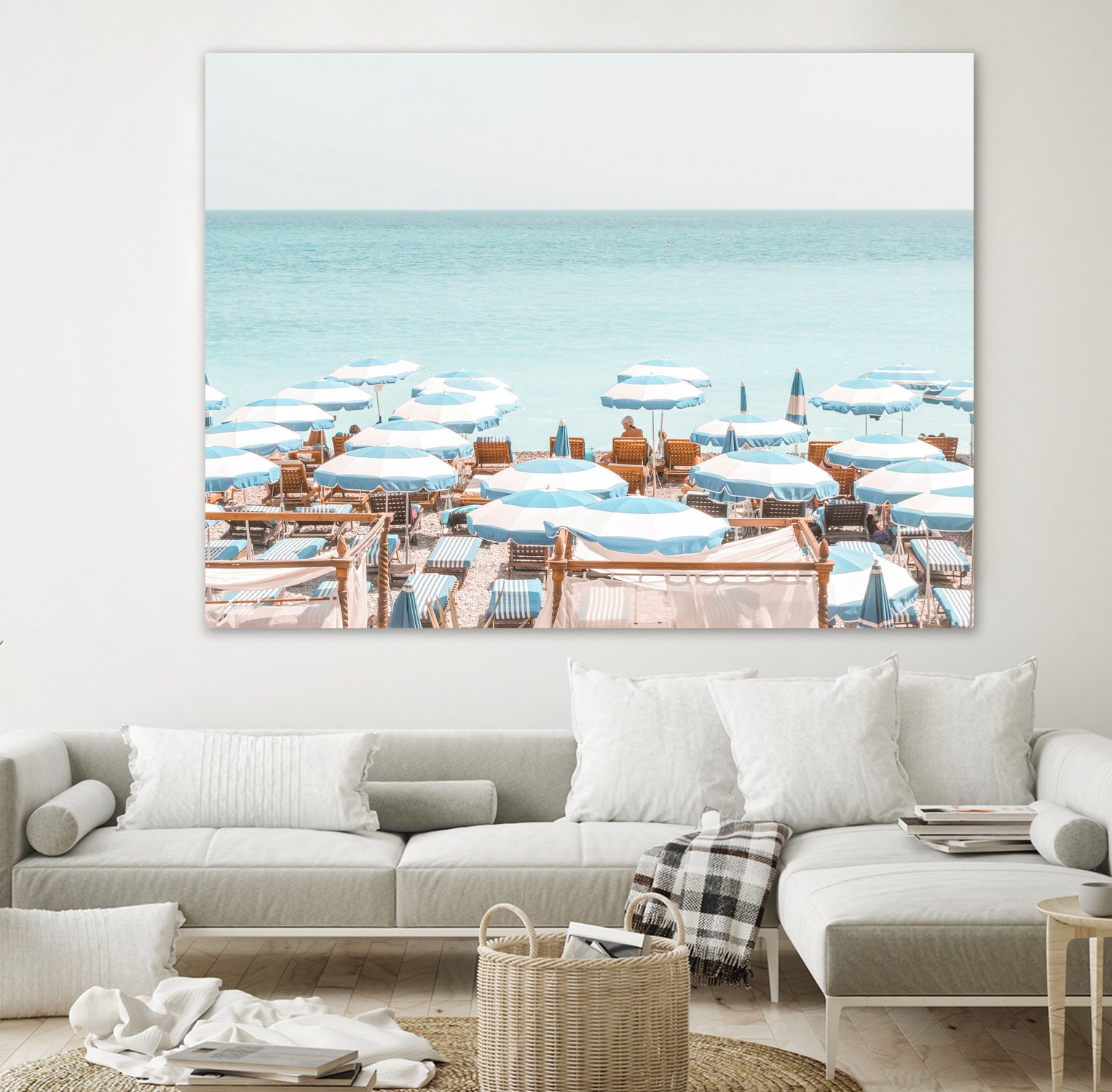 Blueriviera36x48 by Grace Digital Art on GIANT ART - landscape sky