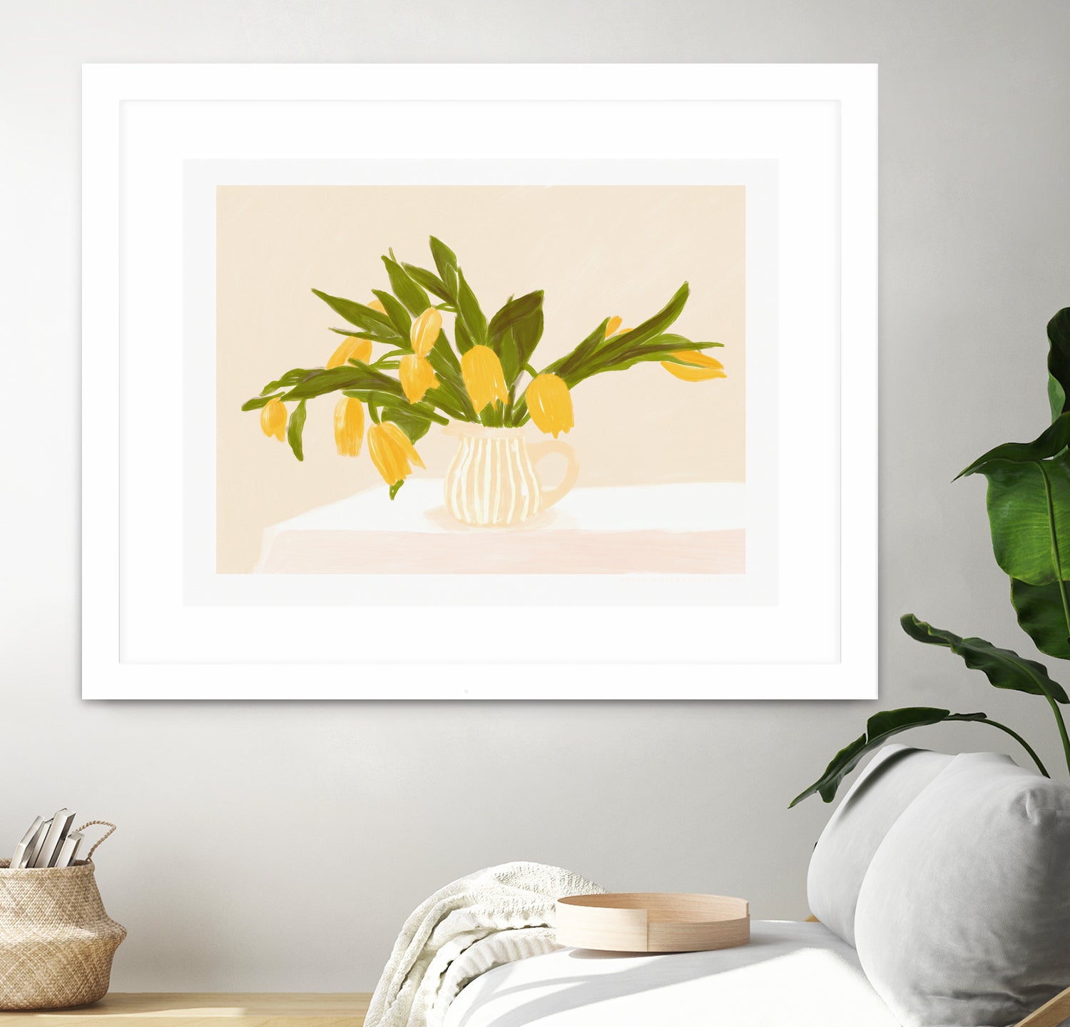 Pandcyellowtulips Copy by Jenny on GIANT ART - liz rome