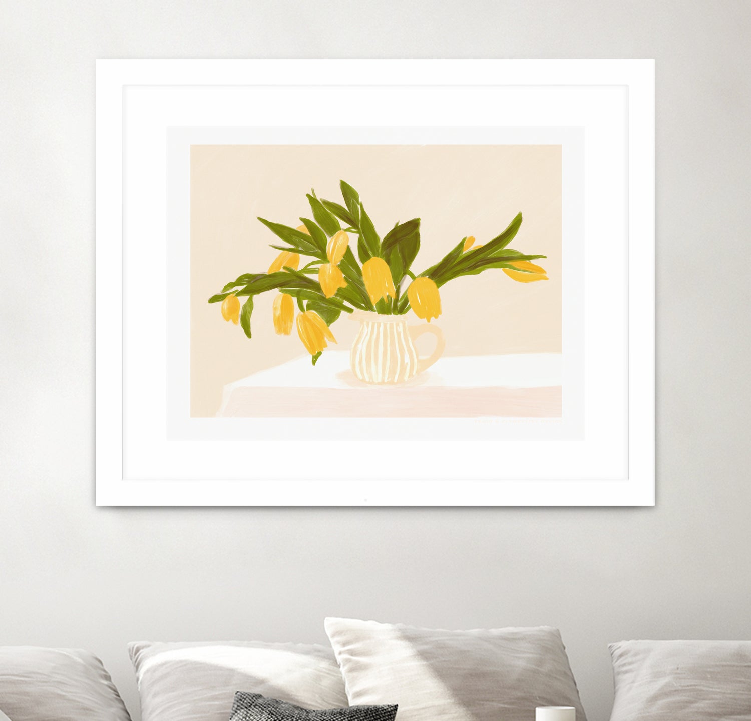 Pandcyellowtulips Copy by Jenny on GIANT ART - liz rome