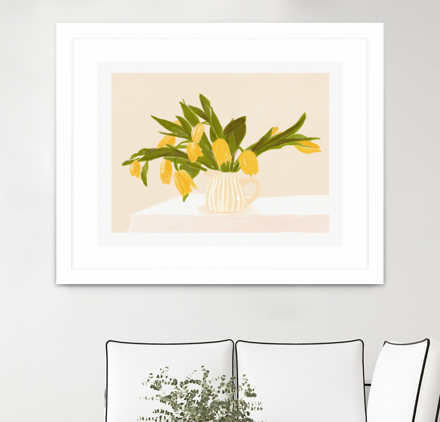 Pandcyellowtulips Copy by Jenny on GIANT ART - liz rome