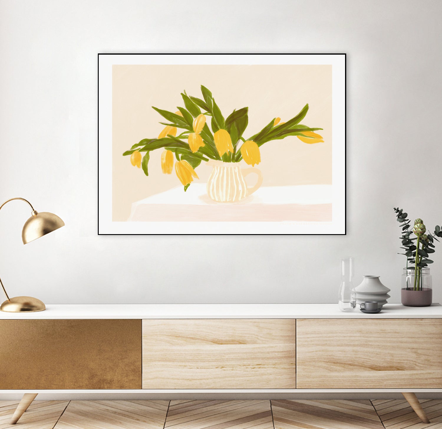 Pandcyellowtulips Copy by Jenny on GIANT ART - liz rome