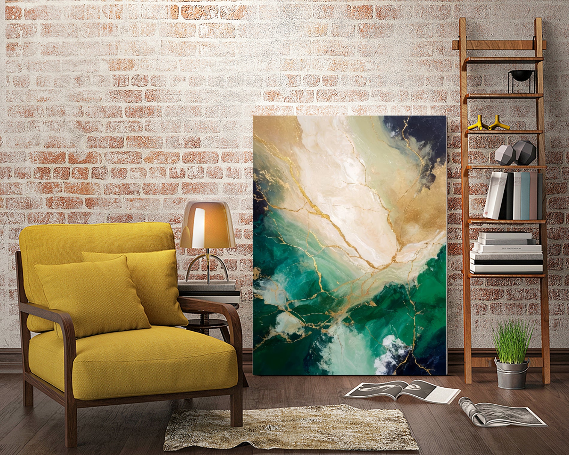 Guilded Radiance by Alpenglow Workshop on GIANT ART - abstract abstract