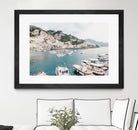 Amalfi coast with boats #2 by Photolovers on GIANT ART - landscape harmony