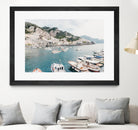 Amalfi coast with boats #2 by Photolovers on GIANT ART - landscape harmony