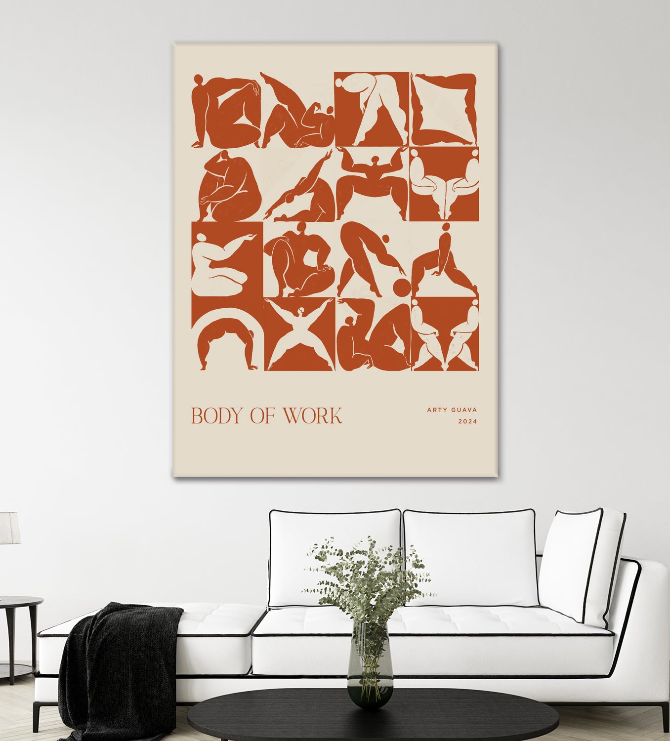 Body of Work (terracotta) by Arty Guava on GIANT ART - 9600 illustration