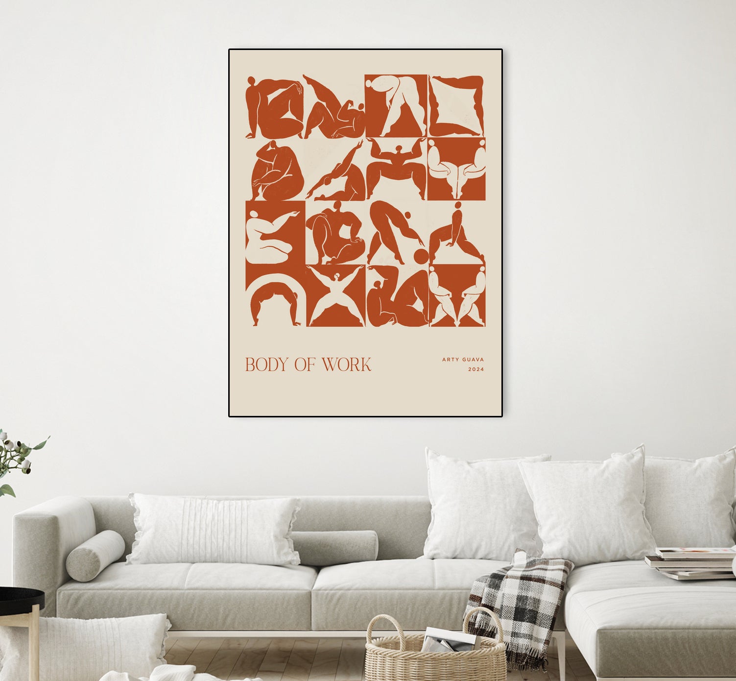 Body of Work (terracotta) by Arty Guava on GIANT ART - 9600 illustration