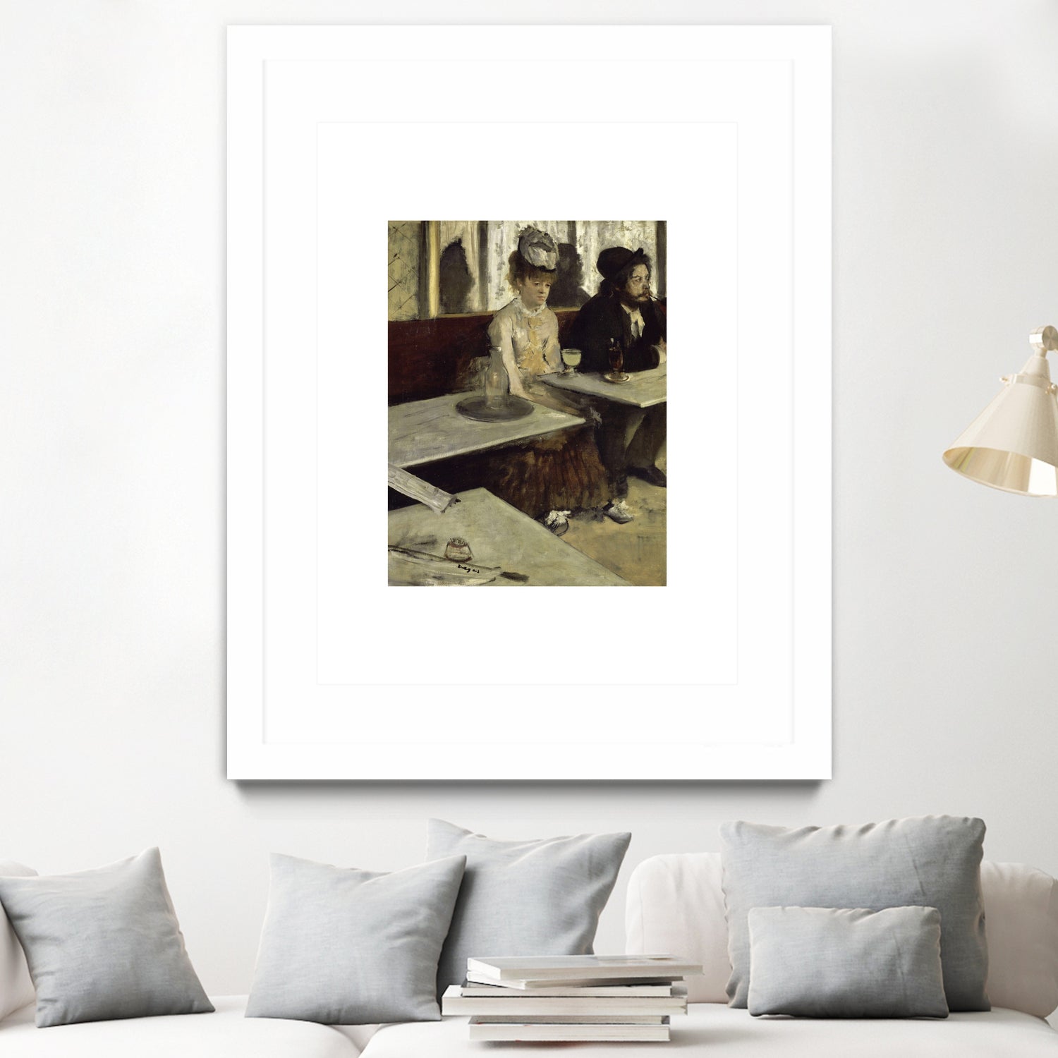 In a CafeI¬Å No.2 by Edgar Degas on GIANT ART - 5906 illustration