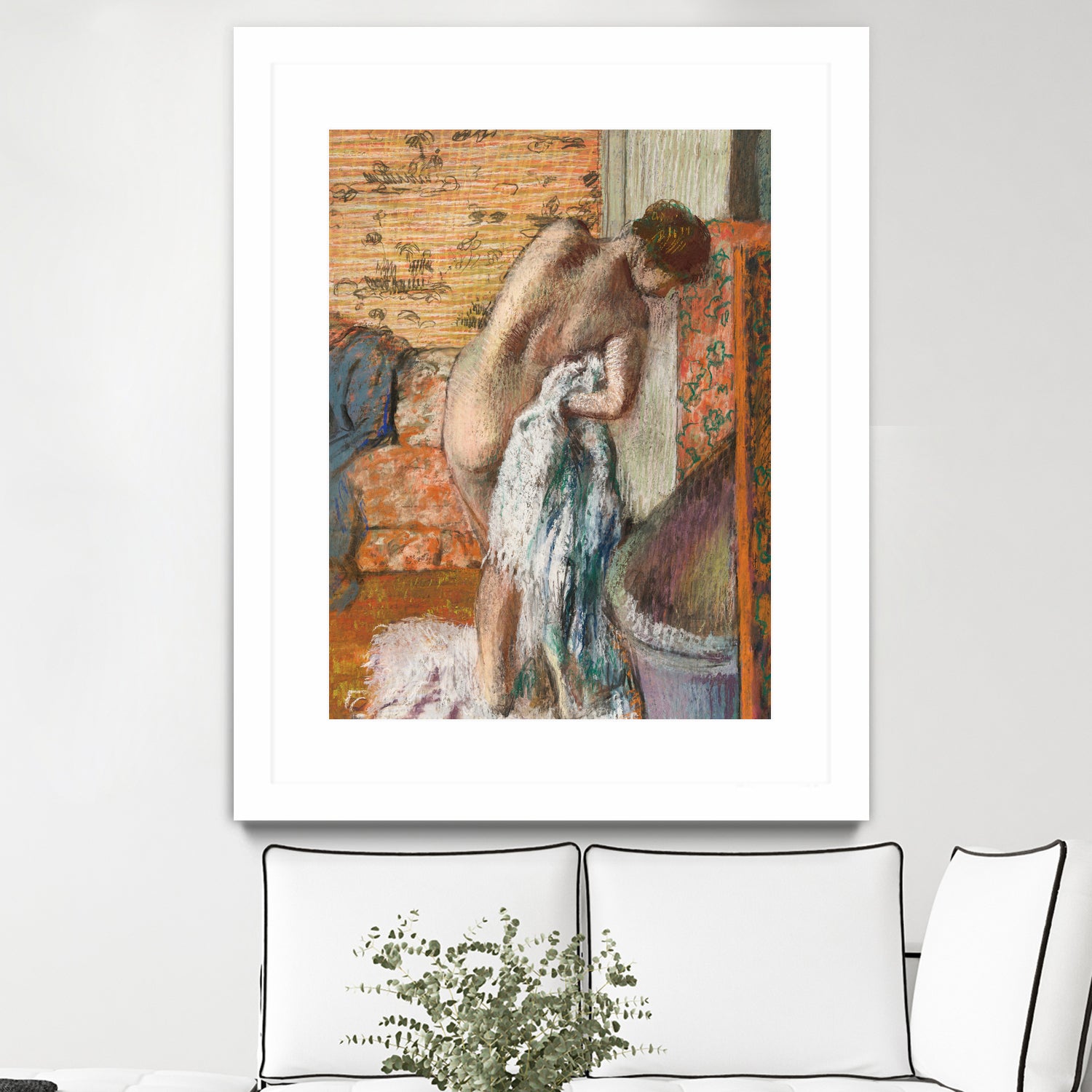 Naked Lady by Edgar Degas on GIANT ART - 5906 illustration