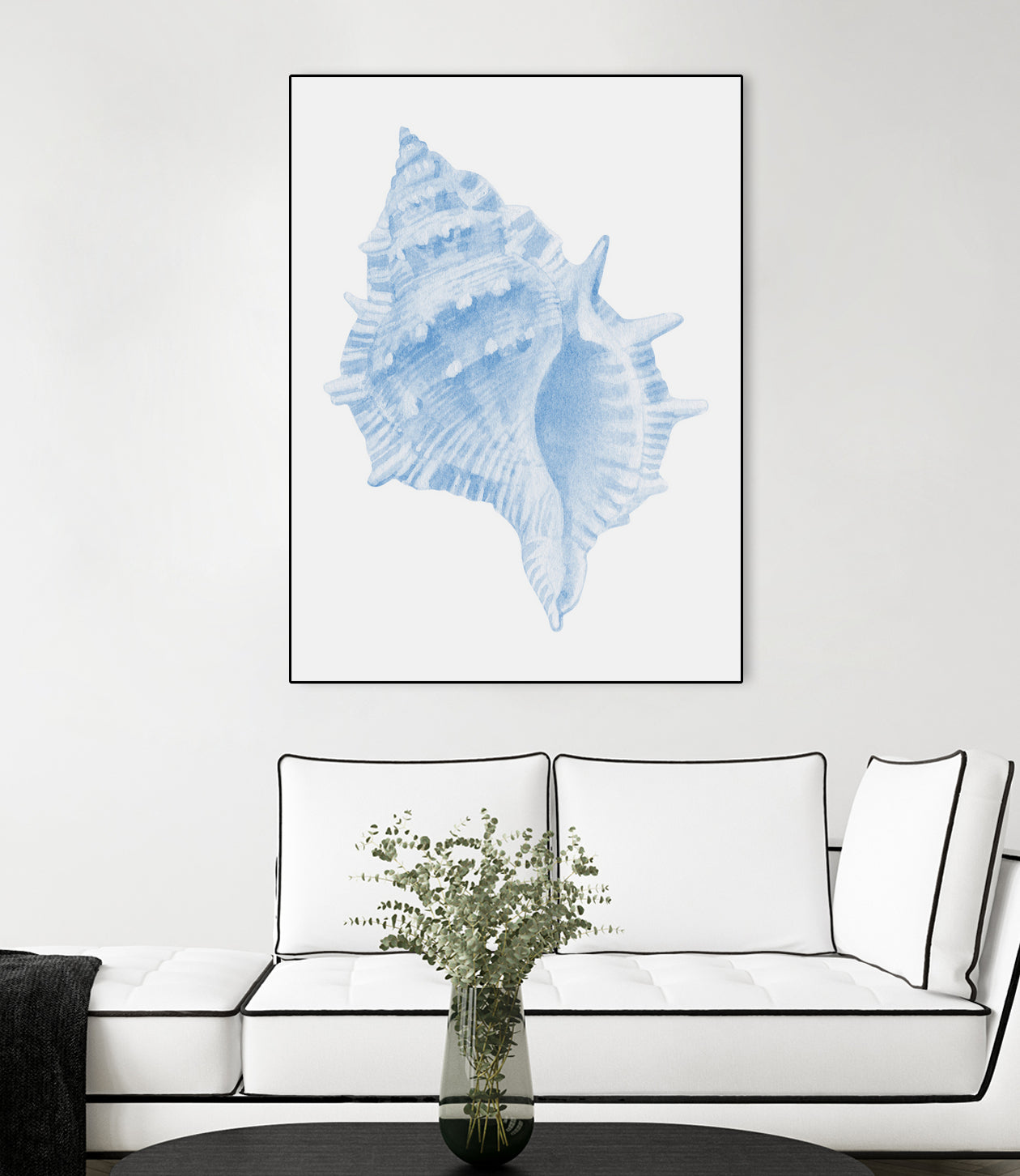 One Blue Conch by Jolly on GIANT ART - illustration animal