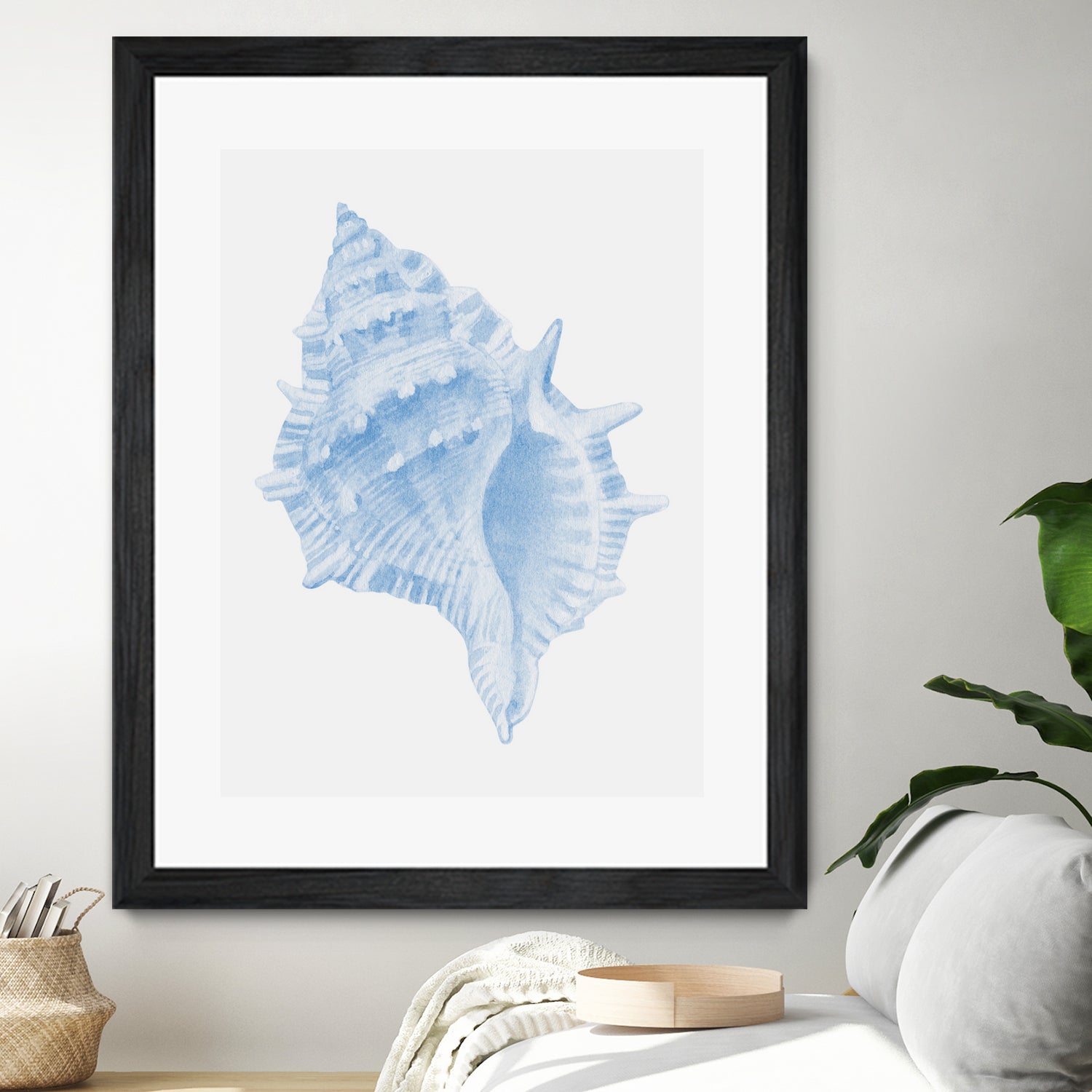 One Blue Conch by Jolly on GIANT ART - illustration animal