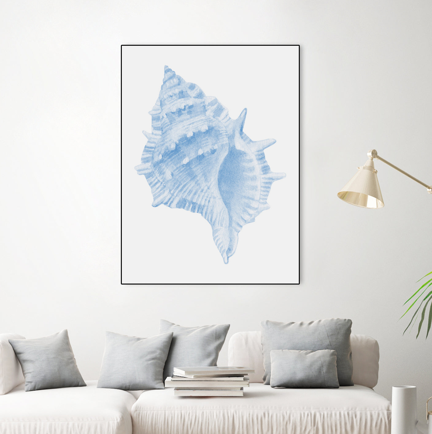 One Blue Conch by Jolly on GIANT ART - illustration animal