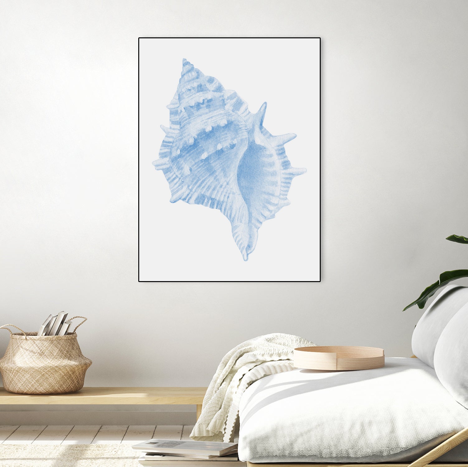 One Blue Conch by Jolly on GIANT ART - illustration animal