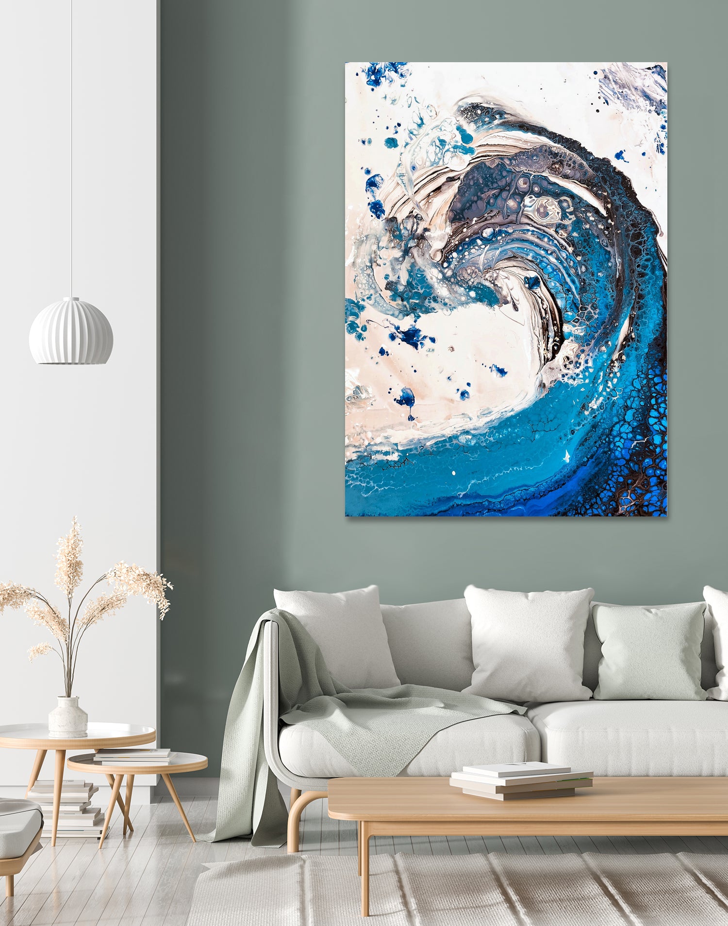 Crazy Wave by Anda Bieza on GIANT ART - abstract painting
