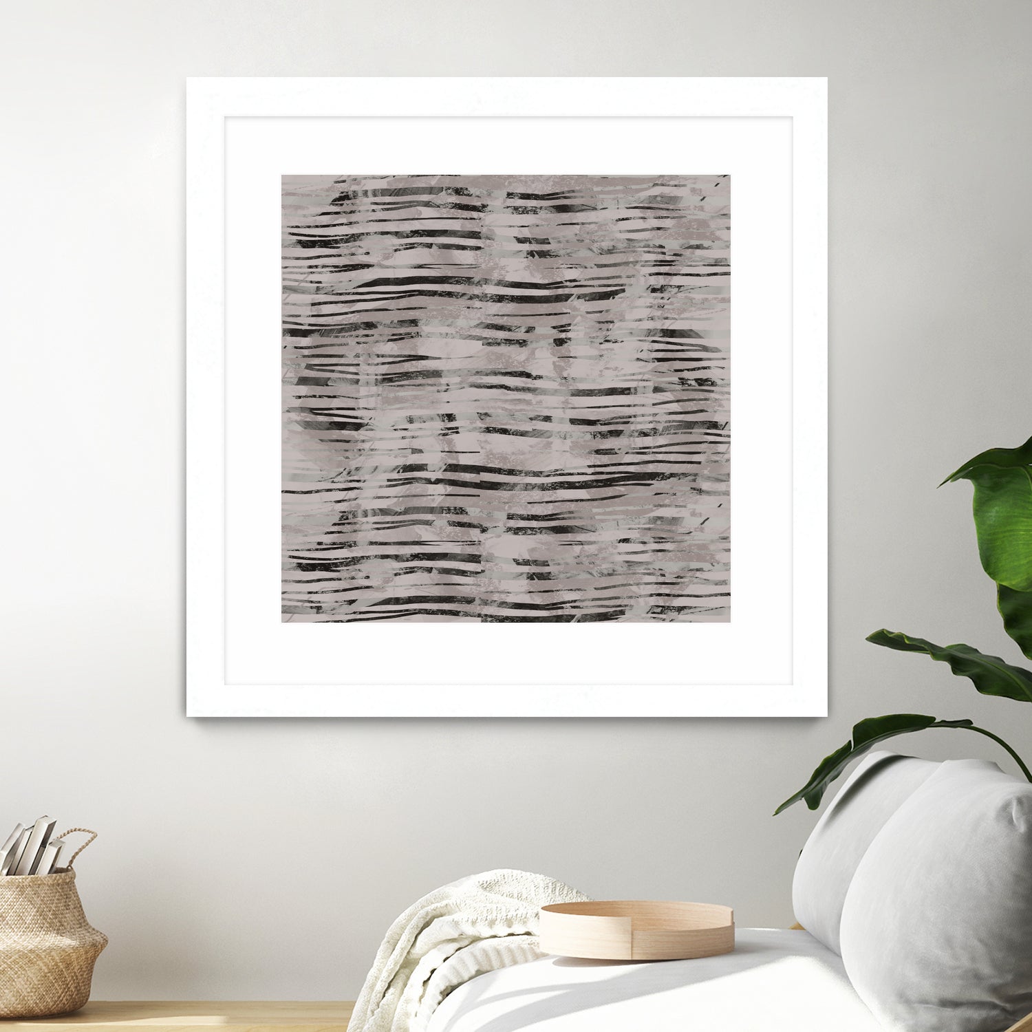 Minimal Organic Wavy Lines 7 by cartissi on GIANT ART - abstract sketch