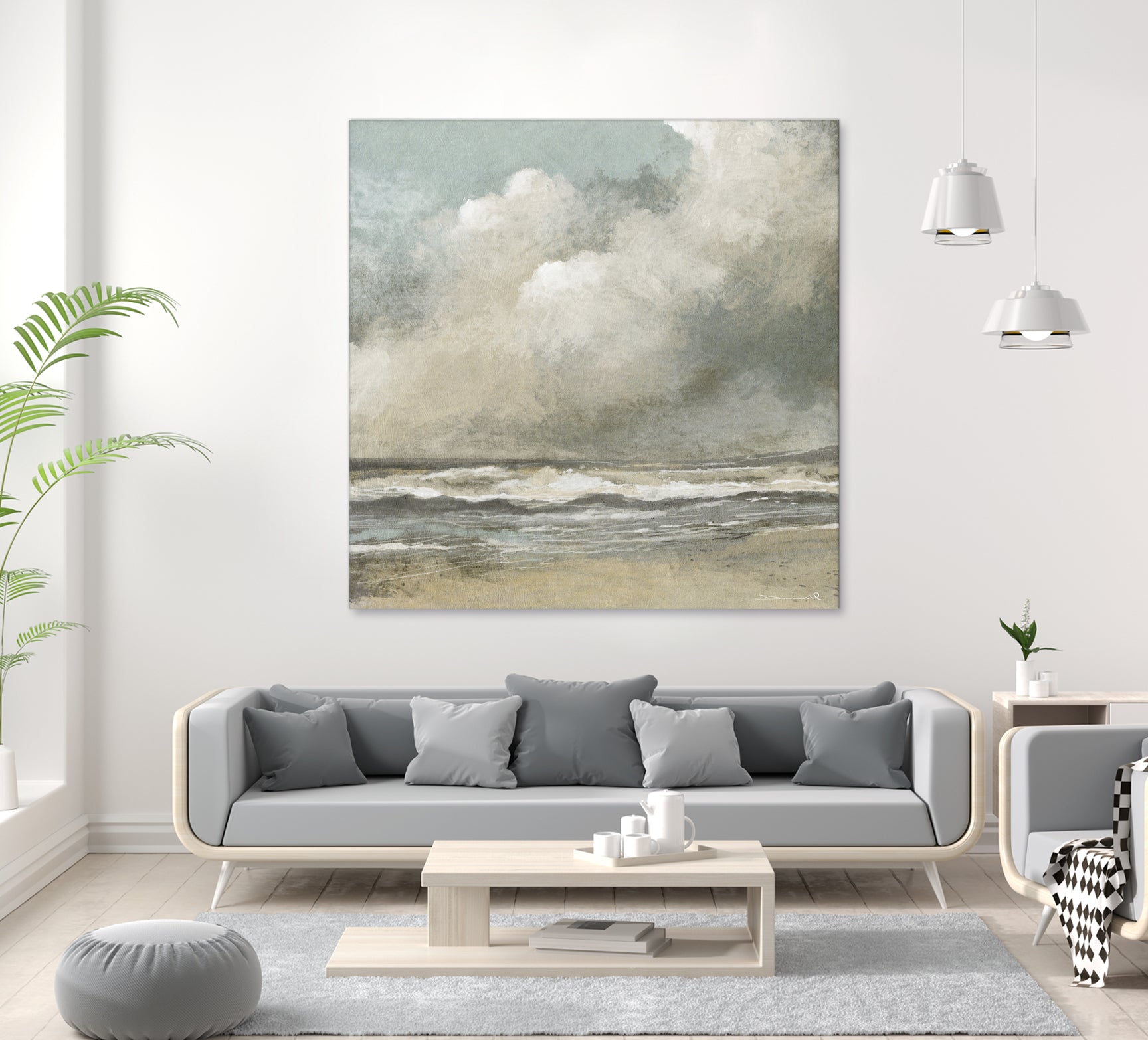 Misty Beach by Dan on GIANT ART - hobday