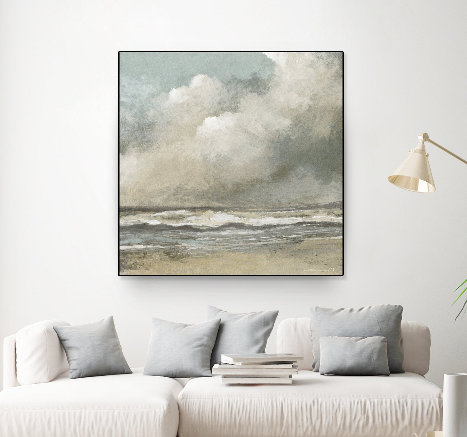 Misty Beach by Dan on GIANT ART - hobday