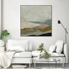 Unseen Landscape by Dan Hobday on GIANT ART - bown abstract ananpainted