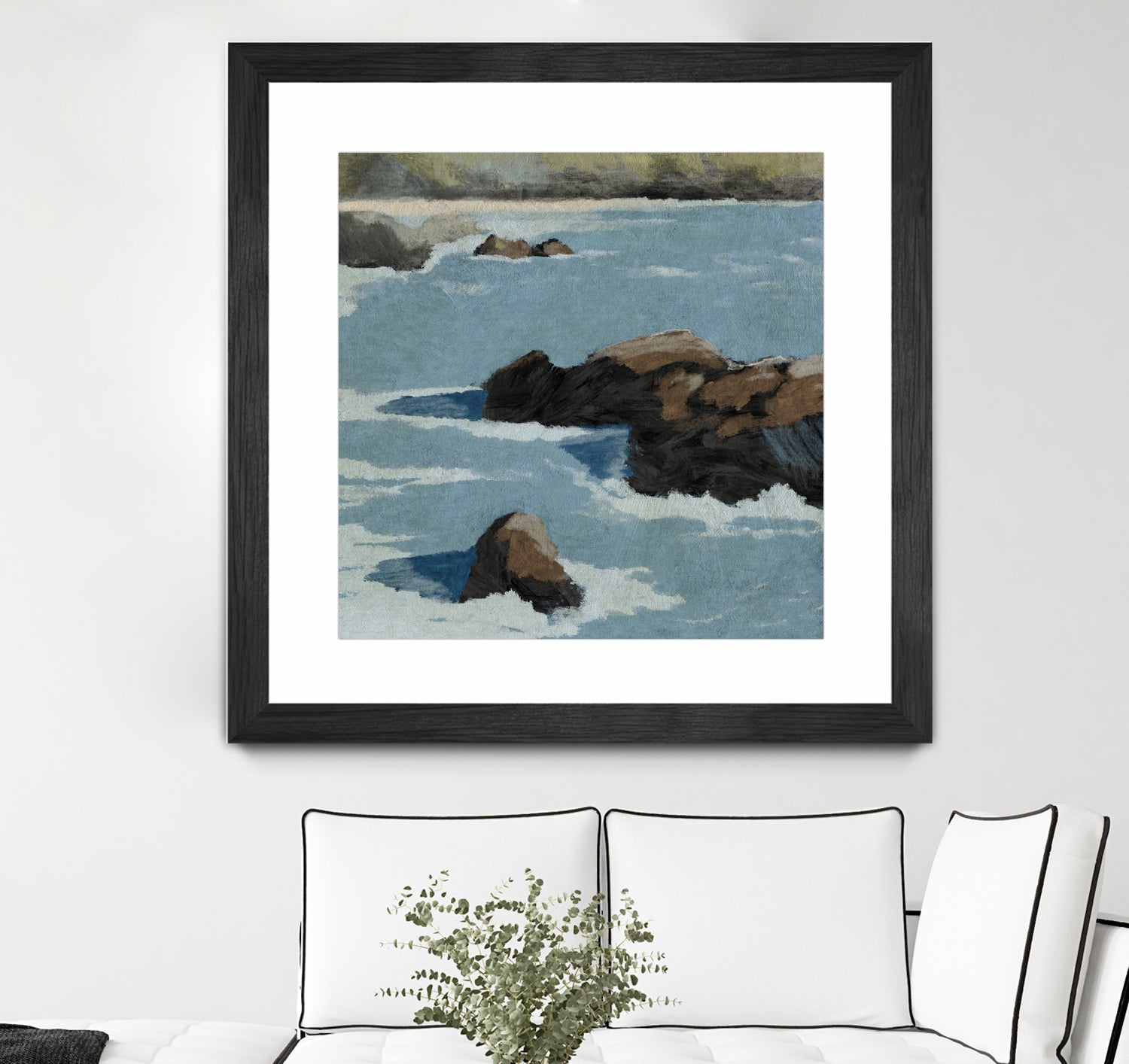 Cliff View by Dan Hobday on GIANT ART - landscape cliffs