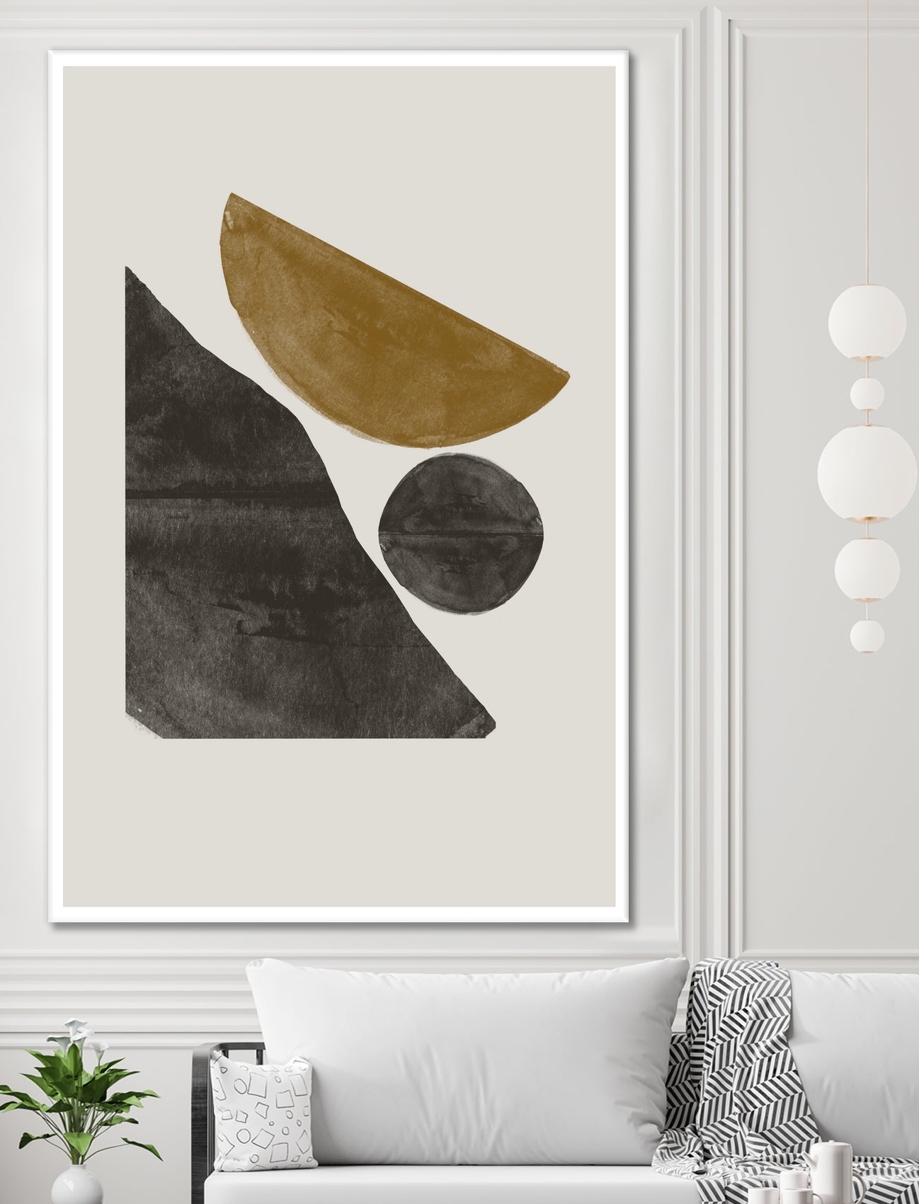 Shapes in Harmony by THE MIUUS STUDIO on GIANT ART - illustration abstract art print