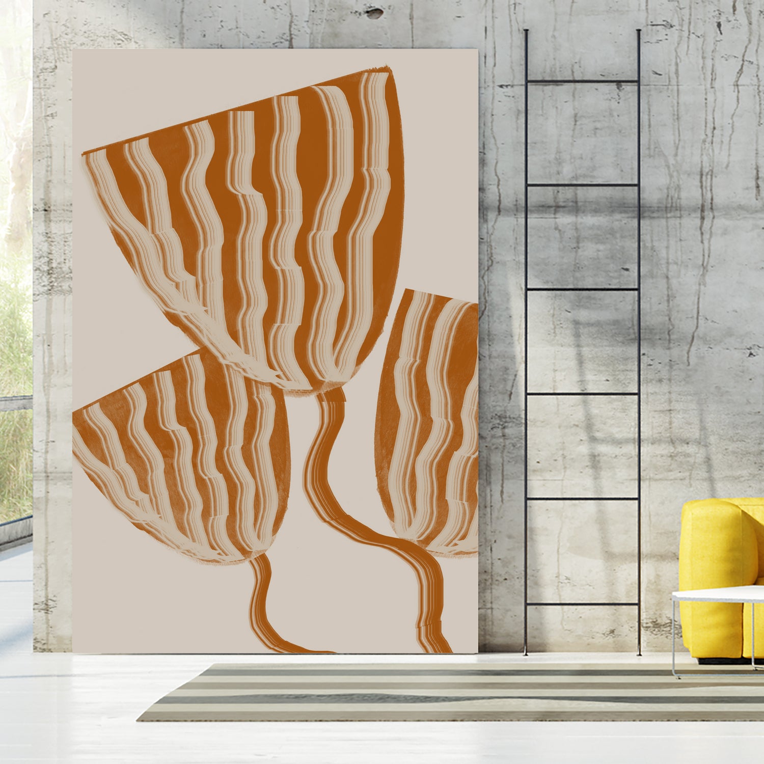 Modern Flowers by THE MIUUS STUDIO on GIANT ART - botanical flower 