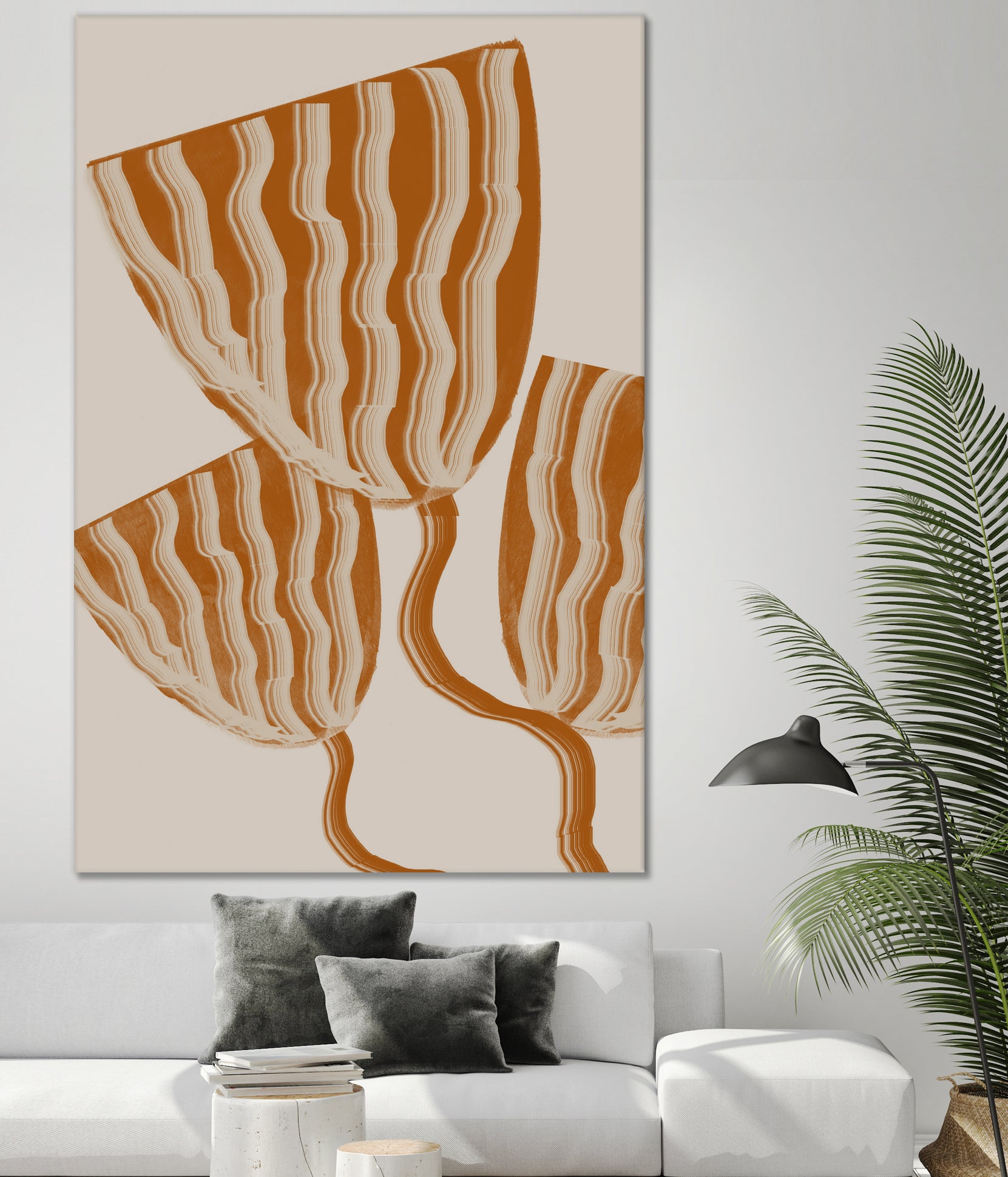 Modern Flowers by THE MIUUS STUDIO on GIANT ART - botanical flower 