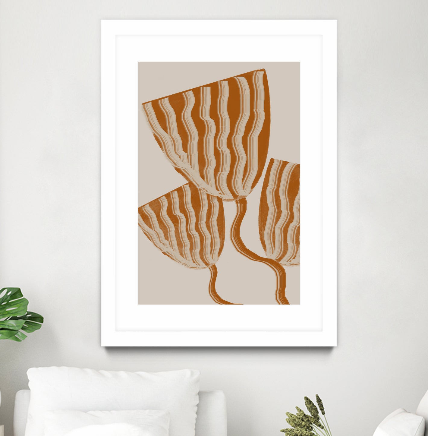 Modern Flowers by THE MIUUS STUDIO on GIANT ART - botanical flower 